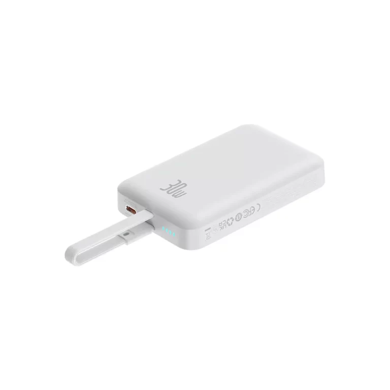 پاوربانک بیسوس مدل magnetic mini 30W ظرفیت 10000 میلی آمپر